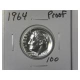 1964 Proof Roosevelt Dime