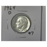 1964-D Roosevelt Dime