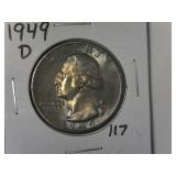 1949-D Washington Quarter