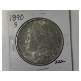 1890-S Morgan Silver Dollar