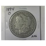 1894-O Morgan Silver Dollar