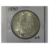 1890 Morgan Silver Dollar