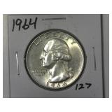 1964 Washington Quarter