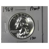 1964 Proof Washington Quarter