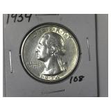1934 Washington Quarter