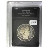 1906 Barber Half Dollar