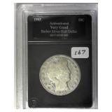 1905 Barber Half Dollar