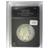 1909-O Barber Half Dollar