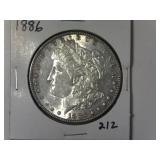 1886 Morgan Silver Dollar