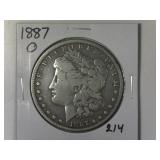 1887-O Morgan Silver Dollar