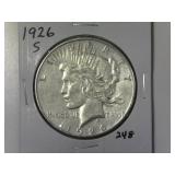 1926-S Peace Silver Dollar