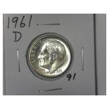 1961-D Roosevelt Dime
