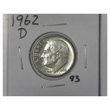 1962-D Roosevelt Dime