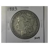 1883 Morgan Silver Dollar