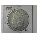 1882 Morgan Silver Dollar