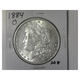 1884-O Morgan Silver Dollar