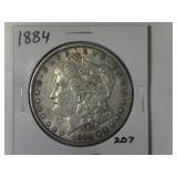 1884 Morgan Silver Dollar