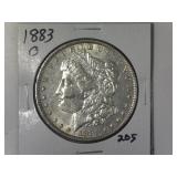 1883-O Morgan Silver Dollar