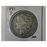 1881-S Morgan Silver Dollar
