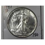 1941-D Walking Liberty Half Dollar