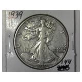 1939 Walking Liberty Half Dollar