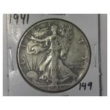 1941 Walking Liberty Hallf Dollar