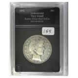 1892 Barber Half Dollar