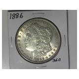 1886 Morgan Silver Dollar