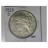 1923-D Peace Silver Dollar