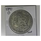1891-O Morgan Silver Dollar
