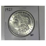 1921 Morgan Silver Dollar
