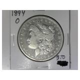 1894-O Morgan Silver Dollar