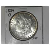 1884-O Morgan Silver Dollar