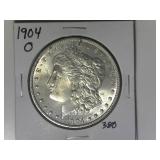 1904-O Morgan Silver Dollar
