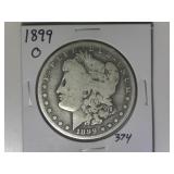 1899-O Morgan Silver Dollar