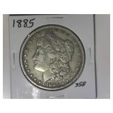 1885 Morgan Silver Dollar