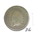 1892 Indian Head Cent