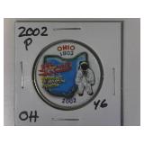 2002-P OH Colorized State Quarter