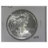 2013 American Silver Eagle Dollar