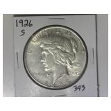 1926-S Peace Silver Dollar