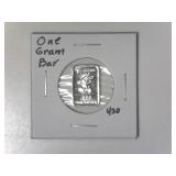 One Gram .999 Silver Bar