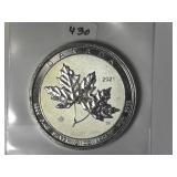 2021 Two (2) Ounce .999 Silver Maple Leaf