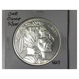 One Ounce .999 Silver Round