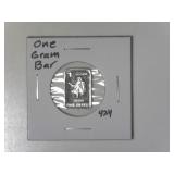 One Gram .999 Silver Bar