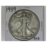 1939 Walking Liberty Half Dollar