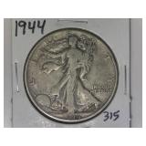 1944 Walking Liberty Half Dollar
