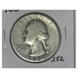 1950 Washington Quarter
