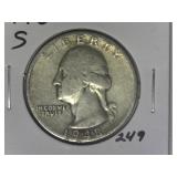 1948-S Washington Quarter