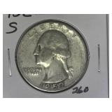1952-S Washington Quarter