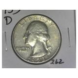 1953-D Washington Quarter